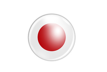 Image showing Flag button series of all sovereign countries - Japan