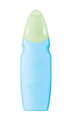 Image showing Shampoo bottle on the white backgrounds