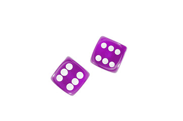 Image showing Gambling dices isolated on white background