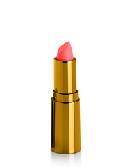 Image showing gold Lipstick isolated