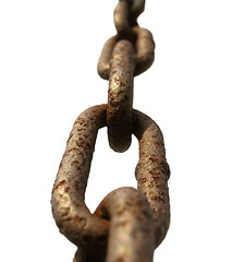 Image showing Old chain macro