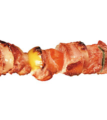 Image showing Grilled chicken and bacon