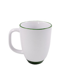 Image showing White cup isolated