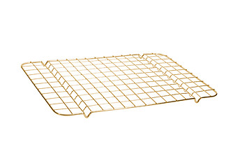 Image showing golden grill rack