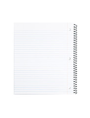 Image showing Spiral bound note pad