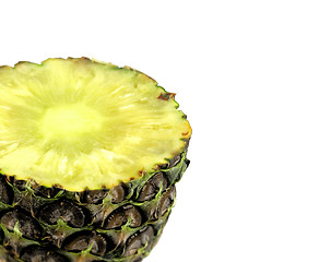 Image showing Pineapple slice isolated