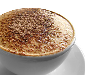 Image showing cappuccino cup of coffee