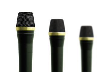 Image showing microphones isolated