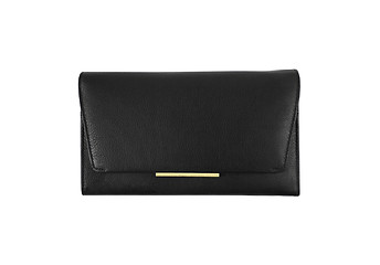 Image showing Womens Black Wallet isolated