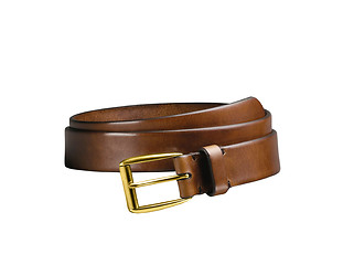 Image showing brown belt isolated
