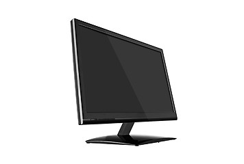 Image showing widescreen lcd monitor isolated on white