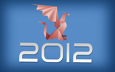 Image showing 2012 Text and dragon symbol