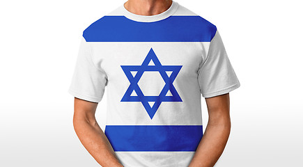 Image showing Israel t-shirt isolated on white
