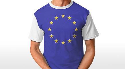 Image showing Europe t-shirt isolated on white