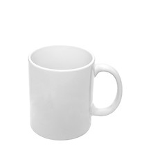 Image showing Cup white isolated