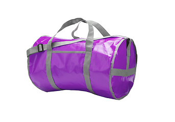 Image showing violet sport bag