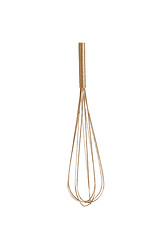 Image showing Stainless steel whisk isolated