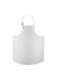 Image showing white apron with outsets isolated on white