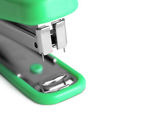 Image showing plastic stapler green