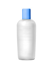 Image showing Shampoo bottle isolated on white background