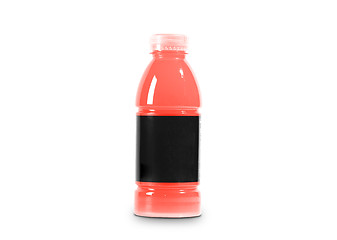 Image showing Juice bottle on a white background