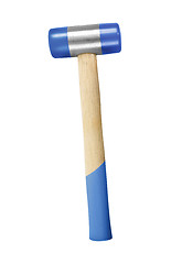 Image showing blue Hammer on white