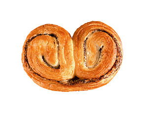 Image showing Homemade cream roll isolated