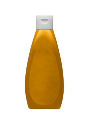 Image showing mustard bottle isolated