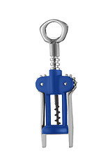 Image showing Cork screw on white background