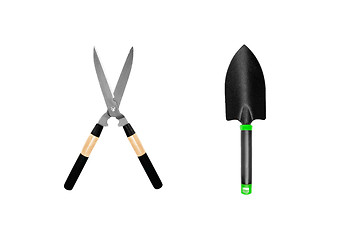 Image showing Garden tools isolated