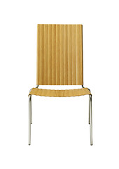 Image showing Wooden chair isolated