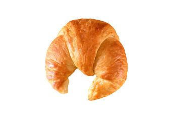 Image showing Fresh and tasty croissant