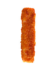 Image showing fish stick on a white background