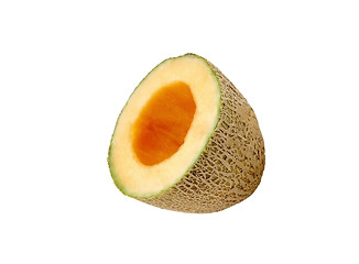 Image showing cantaloupe melon isolated