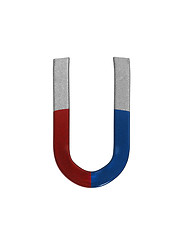 Image showing Horseshoe magnet isolated