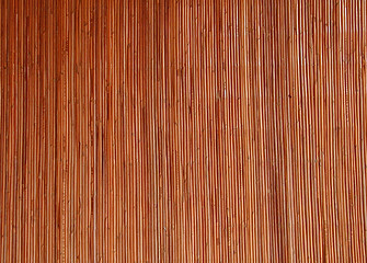 Image showing Wooden mat texture