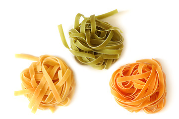 Image showing Colorful italian pasta