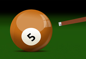 Image showing snooker club