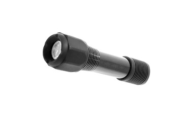 Image showing Black mini flashlights isolated