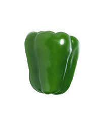 Image showing green pepper isolated