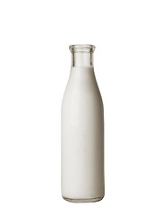 Image showing milk bottle isolated on white