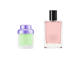 Image showing Perfume bottles isolated