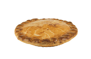 Image showing Apple Pie On White Background