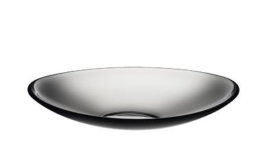 Image showing Empty glass bowl