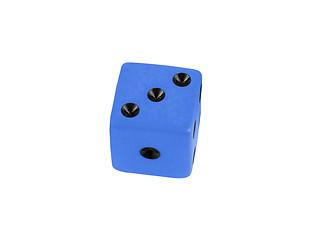 Image showing Blue dice