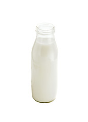 Image showing Milk botle isolated on white