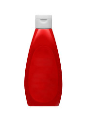 Image showing plastic ketchup bottle