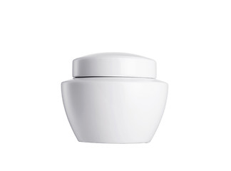 Image showing Cream container isolated on white