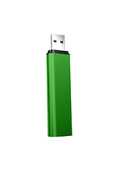 Image showing Usb flash drive on the white background