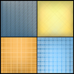 Image showing Four background samples